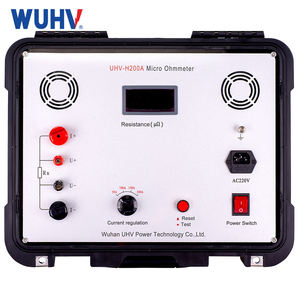 Kit de mesure de résistance de contact UHV-H200A Testeur de résistance de boucle conductrice 200a Compteur de résistance de commutation - Product Image 2