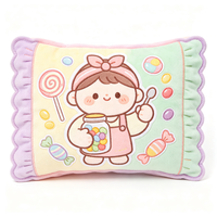 Jouets en peluche et oreillers en forme de bonbons de confiserie, avec logo personnalisé, marque OEM, articles promotionnels, vente en gros, cadeau promotionnel pour tous les âges