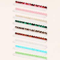 Support de Mahjong en Acrylique Transparent Personnalisé à Fond Plat, Dos Festonné 9 Couleurs, 2-en-1, 17,5-20 Pouces, pour Jeu de Société Américain, OEM ODM