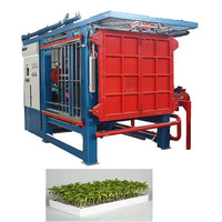 Ligne de production automatique de boîtes à poisson en mousse de polystyrène EPS PSZ1400 avec moteur, PLC, pompe, roulement, capacité personnalisée, densité 12-60 kg/m3