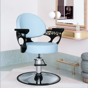 नई शैली सभी उद्देश्य नाई की दुकान स्टाइलिंग कुर्सी सस्ते दाम सैलून फर्नीचर आधुनिक नाई कुर्सियाँ