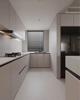 Armoires de cuisine modulaires personnalisées de style luxueux avec un design en bois écologique résistant à l'eau