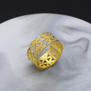 Anillo de Hombre Chapado en Oro de 24K al por Mayor Jxx, Anillo de Oro Cuadrado Geométrico Simple, Anillo de Boda - Product Image 2