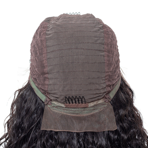 Hot sale 12A remy brazilian virgin invisible 180% 150% nature wave lace front wig with baby <span class=keywords><strong>hair</strong></span> - Product Image 6