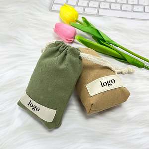 Wholesale Customized 9*13.5*2cm <b>Small</b> Cotton Pouch <b>Bag</b> Cotton Jewelry <b>Bag</b> Cotton Canvas Jewelry Pouch - Product Image 2