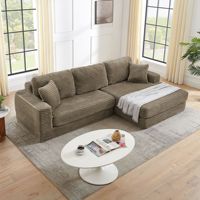 Leichter Luxus Moderner Multifunktionaler Komprimierter Stoff-Fußhocker, Wohnzimmer-Sofa, Bank, Würfelförmig