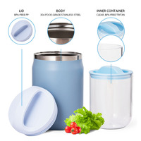 Grossiste Boîte de stockage d'aliments chauds Boîte à lunch Bocal alimentaire sous vide Conteneur thermos alimentaire isolé en acier inoxydable