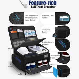 Organizador de Maletero para Golf, Impermeable, con Compartimento Ventilado Separado para 2 Pares de Zapatos, Bolsa de Almacenamiento para Golf - Product Image 4