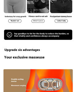 Sabuk pijat pemijat perut, sabuk pijat panas perut, pelangsing elektrik, getaran, pembakar lemak - Product Image 4