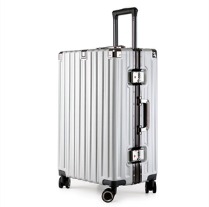 Valise de voyage silencieuse à roues universelles, cadre <span class=keywords><strong>en</strong></span> aluminium, grande capacité 20 22 24 26 pouces, avec mot de passe, vente <span class=keywords><strong>en</strong></span> gros - Product Image 5