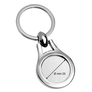 LEON Portachiavi alla Moda in Lega, Portamonete in Acciaio Inossidabile da 25mm, Stile Moschettone per Chiavi - Product Image 2