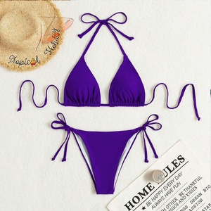 Conjunto de Bikini de Cintura Alta para Mujer, Moda Verano 2021, Traje de Baño con Push-Up y Estampado, 2 Piezas, Ropa de Playa - Product Image 3