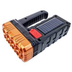 Khẩn cấp năng lượng mặt trời torchlight COB Side ánh sáng không thấm nước năng lượng mặt trời đèn pin USB đầu ra năng lượng mặt trời sạc làm việc cho Cắm Trại Đi Bộ Đường Dài Ngoài Trời - Product Image 4