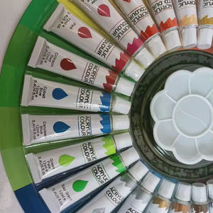 ชุดสีอะคริลิคสำหรับเด็กขายส่ง ยี่ห้อ Annigoni 24 สี เนื้อสีเข้มข้น หลอดขนาด 12 มล. สำหรับวาดภาพบนผ้าใบหรือกระดาษในโรงเรียน - Product Image 4