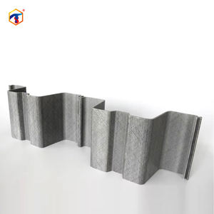 유리섬유 FRP GRP 풀트루디드 Z 인터로킹 솔리드 시트 파일 흙 지지벽 매끄러운 마감 - Product Image 6