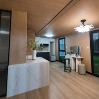 Maison conteneur à toit incliné de 20 pieds, norme européenne, maison modulaire préfabriquée, commande en gros, prise en charge des services OEM et ODM