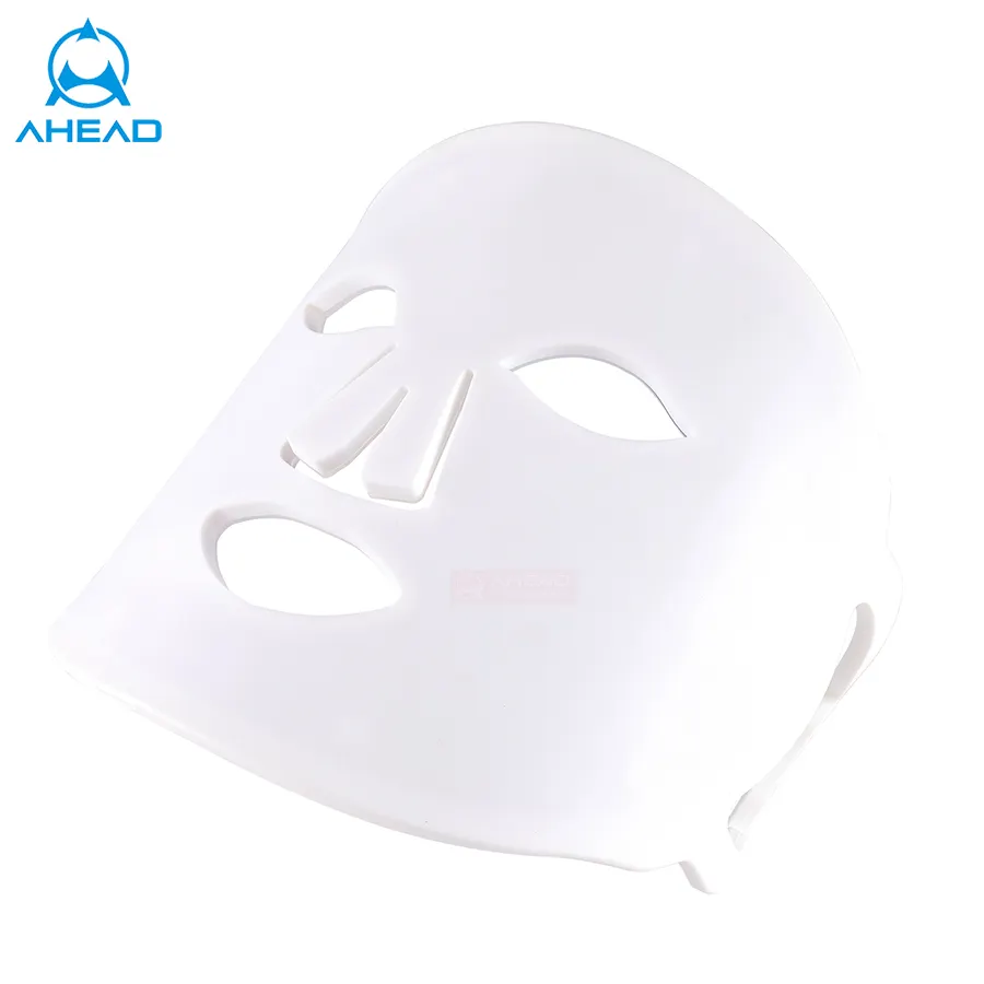Pabrik disesuaikan 7 warna lampu merah LED masker terapi perawatan kulit PDT wajah silikon Led masker produk kecantikan untuk wanita