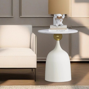 Table console moderne de luxe en pierre, réglable en hauteur, pour villa, hôtel, chambre, <span class=keywords><strong>salle</strong></span> à <span class=keywords><strong>manger</strong></span>, salon et table d'appoint de canapé - Product Image 5