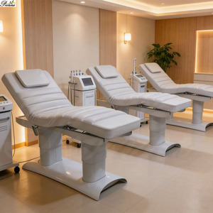 Cama facial hidráulica eléctrica resistente del balneario del salón de belleza/cama ajustable del masaje - Product Image 3