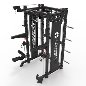 Crossmax Crossmax Kf9000 Bibo Factory Price Multi Function Gym Power Rack with Smith Machine Foldable Adjustable Safety Steel - Product Image 2