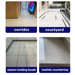 Pintura Epóxica para Pisos con Virutas de Roca, Lámina para Decoración de Paredes Interiores/Exteriores, Aplicación con Rodillo/Pulverizador - Product Image 3