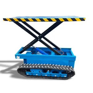 Strong and durable endurance for the project of small rubber electric remote control tracked flat transport vehicle