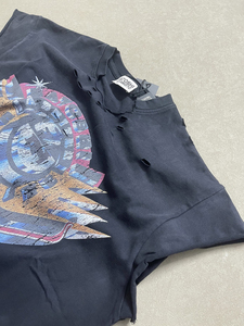 T-shirt sans manches pour homme, style gothique, à manches courtes, avec design vieilli et déchiré, en tissu épais, thème Satoshi <span class=keywords><strong>Nakamoto</strong></span>, vente en gros - Product Image 4