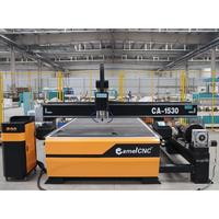 Sculpture sur bois CNC routeur 5 * 10ft CNC routeur CA1530 4 axes bois routeur avec rotatif pour 3d Sculpture bois Mdf plastique aluminium