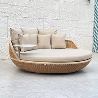 Chaise suspendue en métal pour deux personnes, style nid d'oiseau, pour jardin, cour, villa, style Instagram, mobilier d'extérieur