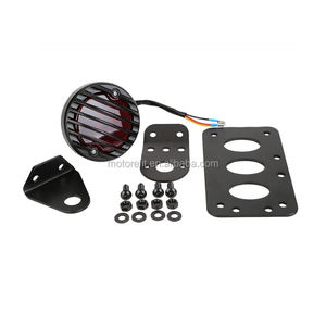 Motorefit - Soporte Vertical para Placa de Matrícula, Color Rojo, para Motocicleta, Compatible con Honda, Yamaha, Suzuki, Kawasaki, etc. - Product Image 4