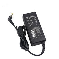 Adaptateur d'alimentation électrique pour ordinateur portable 19V 3.42A 65W DC 5.5x1.7mm Connecteur Protection OTP Certifié CE/FCC pour Matériel Ignifuge