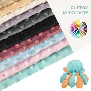 Tessuto per Coperte in Pile Morbido 100% Poliestere, Effetto Bubble Minky per Neonati, Vendita all'Ingrosso - Product Image 1