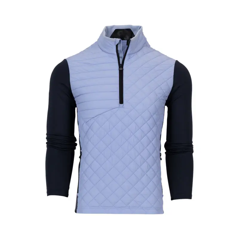 Best Seller 90% Nylon 10% Spandex Men's Lightweight Sports Golf Jacket Full Zipper Puffer Jacket Warm Padded Hybrid Jacket