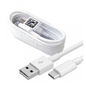 Cable de carga y sincronización tipo C de 1 m, USB a USB-C, color blanco, para teléfonos y tabletas - Product Image 1