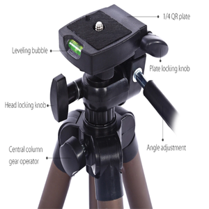 Trípode Portátil para Cámara WT3130, Mini Trípode con Brazo Articulado para Cámaras DSLR <span class=keywords><strong>Canon</strong></span>, Nikon, Sony y Videocámaras - Product Image 3