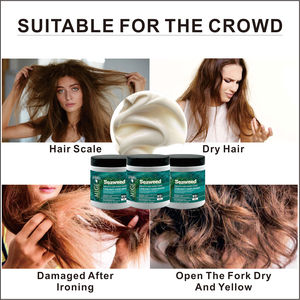 Wiseking yosun saç maskesi 500ML kıvırcık ve hasarlı saçlar için pürüzsüz ve parlak besler saç maskesi için bukle Keratin tedavisi geliştirmek - Product Image 5