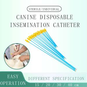 BTS anjing anjing inseminasi kateter buatan tabung sekali pakai jerami semen kateter pembiakan kandang hewan peliharaan & dokter hewan - Product Image 2
