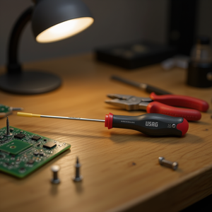 Destornillador 324 D de eje largo con punta de precisión para reparación de electrónica - Product Image 3