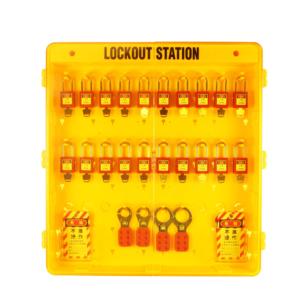 Qvand औद्योगिक सुरक्षा पैडलॉक हुक दीवार-माउंटेड औद्योगिक सुरक्षा संयोजन लॉकआउट टैगआउट पैडलॉक कार्य स्टेशन बोर्ड - Product Image 3
