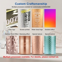 Gobelet à bière en aluminium personnalisé avec logo, pour fêtes et extérieur, réutilisable et recyclable, en métal anodisé coloré, idéal pour le thé