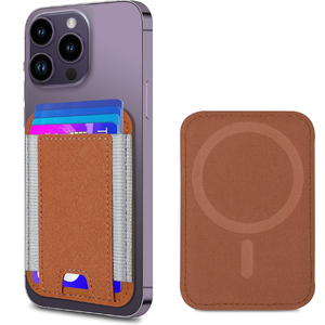 Étui portefeuille magnétique <span class=keywords><strong>en</strong></span> <span class=keywords><strong>cuir</strong></span> et tissu élastique <span class=keywords><strong>pour</strong></span> <span class=keywords><strong>iPhone</strong></span> 11 <span class=keywords><strong>12</strong></span> 13 14 15 16 17 Pro Max - Product Image 1