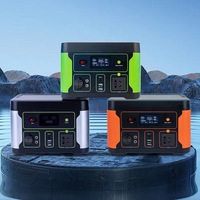 Lampe de poche à onde sinusoïdale pure à batterie lithium-ion pour centrale solaire portable 2000W pour usage d'urgence à domicile en extérieur-polyvalente