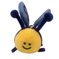 Songshan Jouets CE Fabricant Personnalisé Peluche Logo Mini Poupées En Peluche Douces Haute Qualité Animaux En Peluche Abeille En Peluche Jouet pour enfants