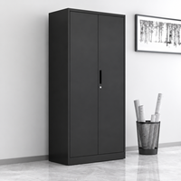Archivador Metálico de Alta Calidad, Estilo Moderno, Estructura Desmontable, Archivador de 2 Puertas Equipado con Cerradura de Llave