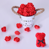 ODIS - Rosas de Espuma de 3.5 cm, Flores Artificiales para Decoración, Material para Manualidades, Accesorios para Coronas de Boda, Regalos, Directo de Fábrica