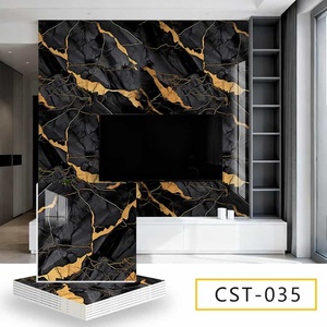 Pannello Murale per Cucina e Doccia in PVC Impermeabile, Ecologico, Fonoassorbente, Moderno Adesivo Murale Effetto Marmo per Bagno e Soggiorno - Product Image 2