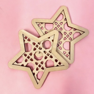 Pafu Ramadan stella <span class=keywords><strong>mezzaluna</strong></span> in legno decorazione <span class=keywords><strong>islamica</strong></span> Eid Mubarak ornamento islamico in legno taglio Laser <span class=keywords><strong>mezzaluna</strong></span> adornano - Product Image 6