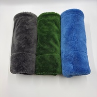 Serviettes de séchage en microfibre super absorbantes pour le lavage et l'entretien des voitures, personnalisables, pour le detailing automobile