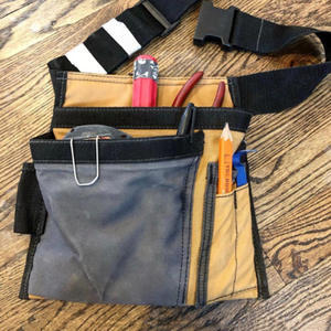 Sac de ceinture multifonctionnel compact en toile à plusieurs poches pour ranger les outils de jardinage - Product Image 5