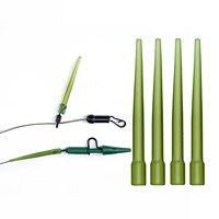 Manchons anti-emmêlement en caoutchouc pour la pêche à la carpe, accessoires pour montages de carpe européens, embouts coniques en caoutchouc de protection